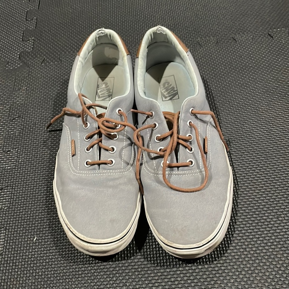 Men’s grey vans size 13.